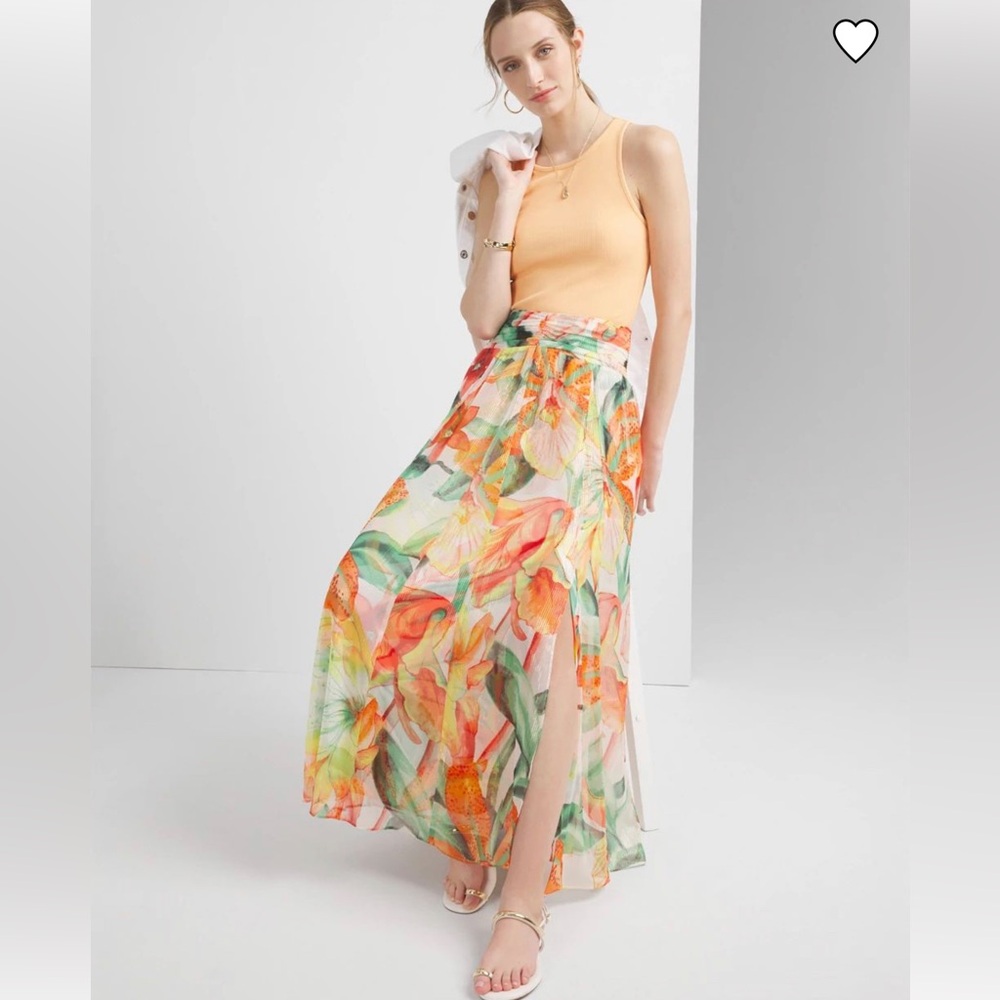 NWT WHBM Drama Maxi Skirt Size 6 - Picture 3 of 10